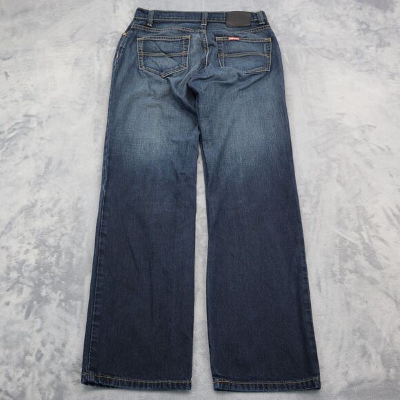 Ralph Lauren Pants Womens 6 Blue Flat Front Straight Pockets Casual Denim Jeans - Picture 8 of 16